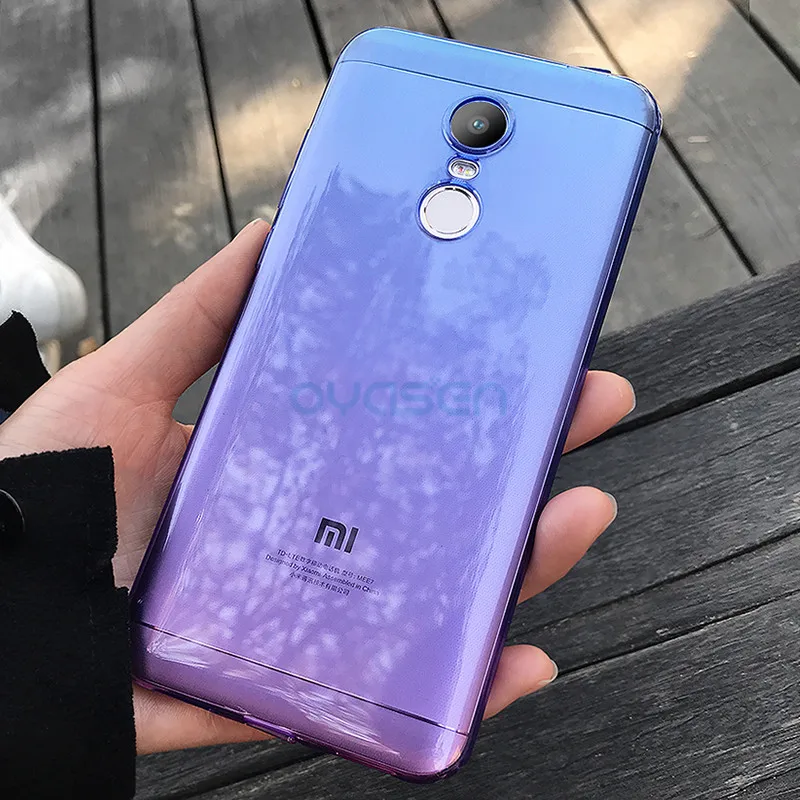 Силиконовые чехлы градиентного цвета для Xiaomi Redmi 5 Plus 99 дюйма мягкий чехол