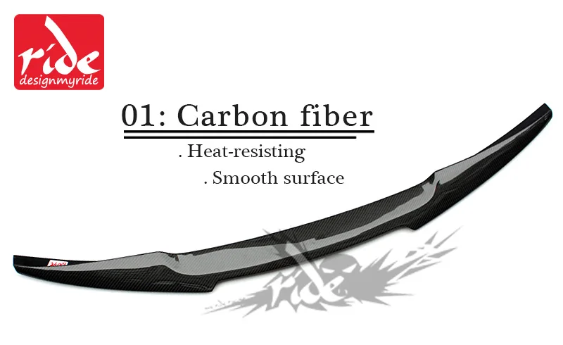 For Audi A5 A5Q High-quality Carbon Rear Spoiler Tail M4 Style Coupe Fiber Trunk Wing 2-Door 09-16 | Автомобили и мотоциклы