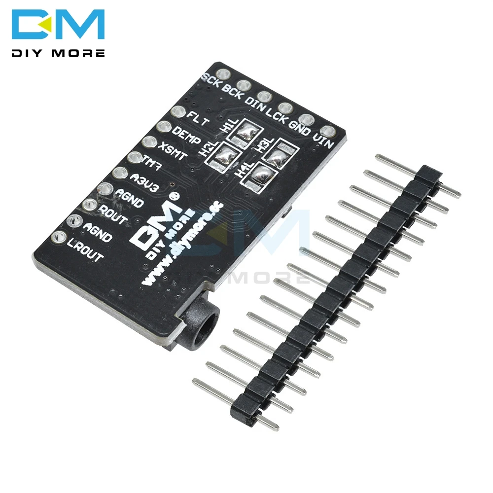 Интерфейс I2S PCM5102 DAC декодер GY модуль плеера для Raspberry Pi pHAT форматная плата