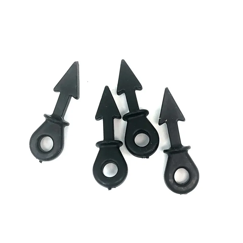 Compound Bow Recurve Bowstring Stabilizer String Leech Archery Silencer 4 Pieces | Спорт и развлечения