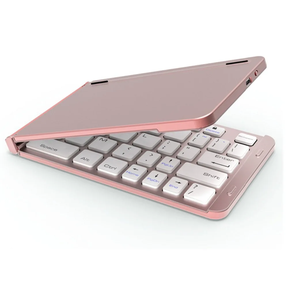 Kemile складной портативный универсальный беспроводной Bluetooth 3,0 клавиатура для ipad 9,7 Складная маленькая клавиатура для IOS