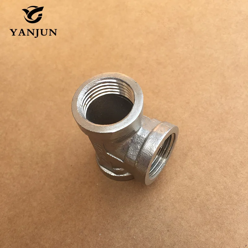Тройник 3 способа 304 фитинги из нержавеющей стали соединитель 1/2 &quotBSP Женский x