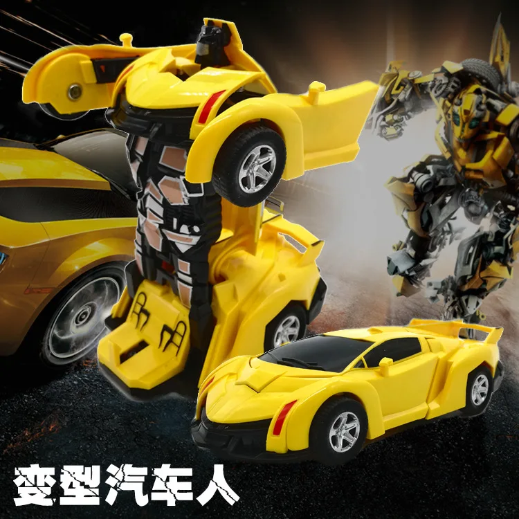 4 цвета гоночный автомобиль Crashing Transform gear модель автомобиля Робот Игрушки