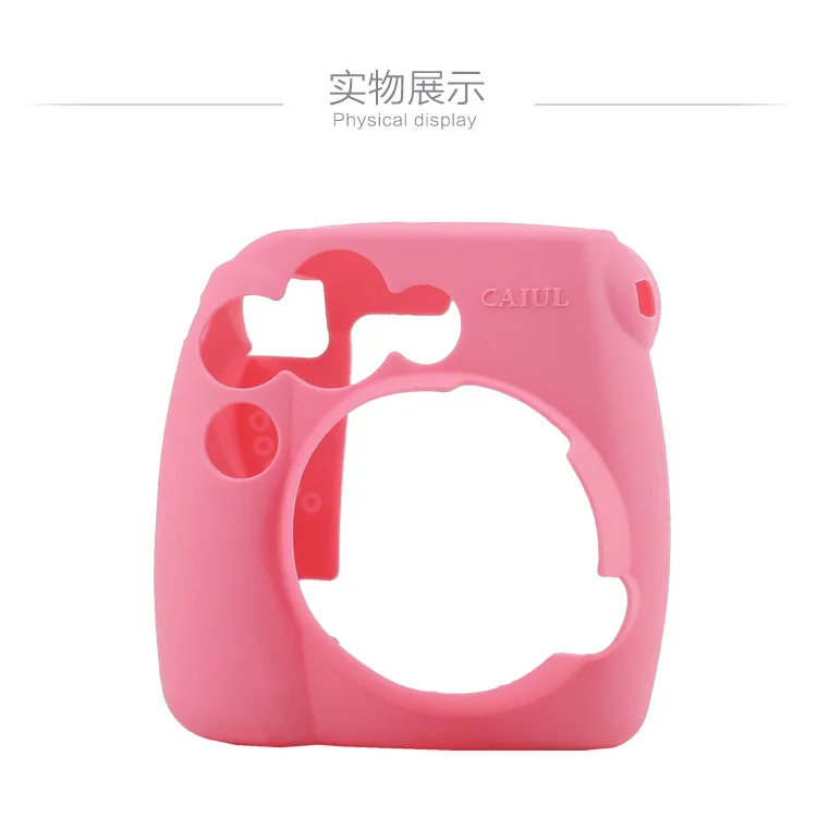 CAIUL чехол для камеры моментальной печати для Fujifilm Instax Mini 9 Mini 8 8+ чехол, Классический фосфоресцирующий желеобразный чехол для камеры