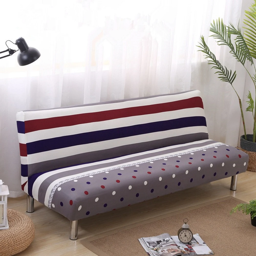 Новое поступление Синий Полосатый чехол для дивана геометрический простой темно