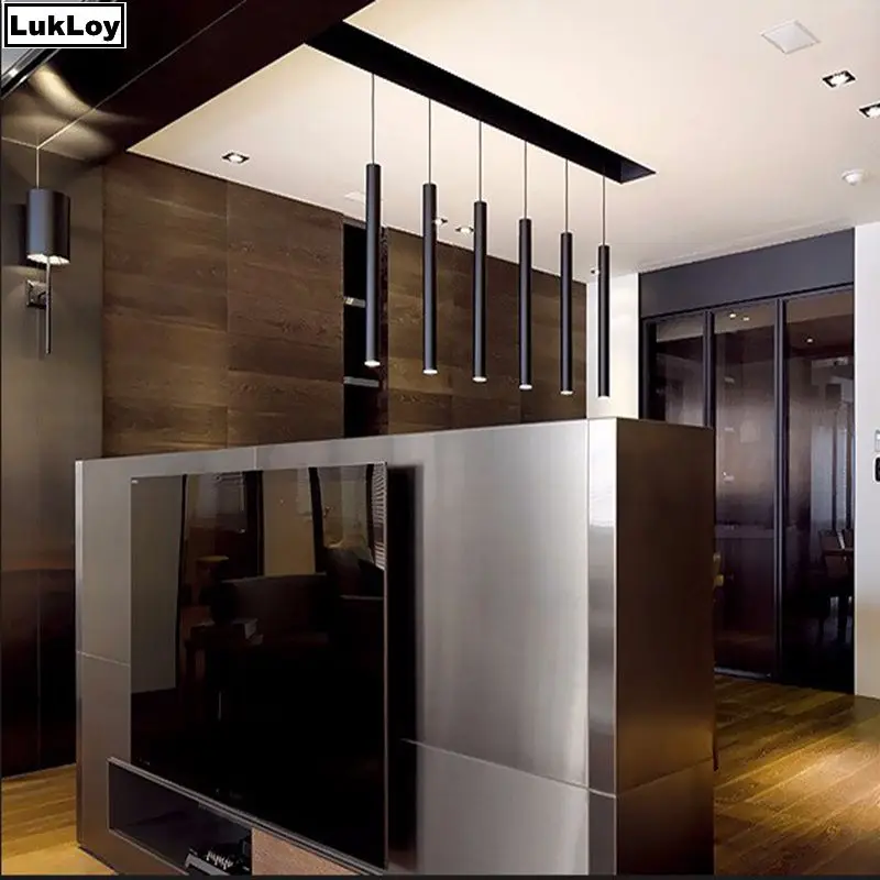 Диаметр 6 см Подвесная лампа современная кухонная для столовой бара с