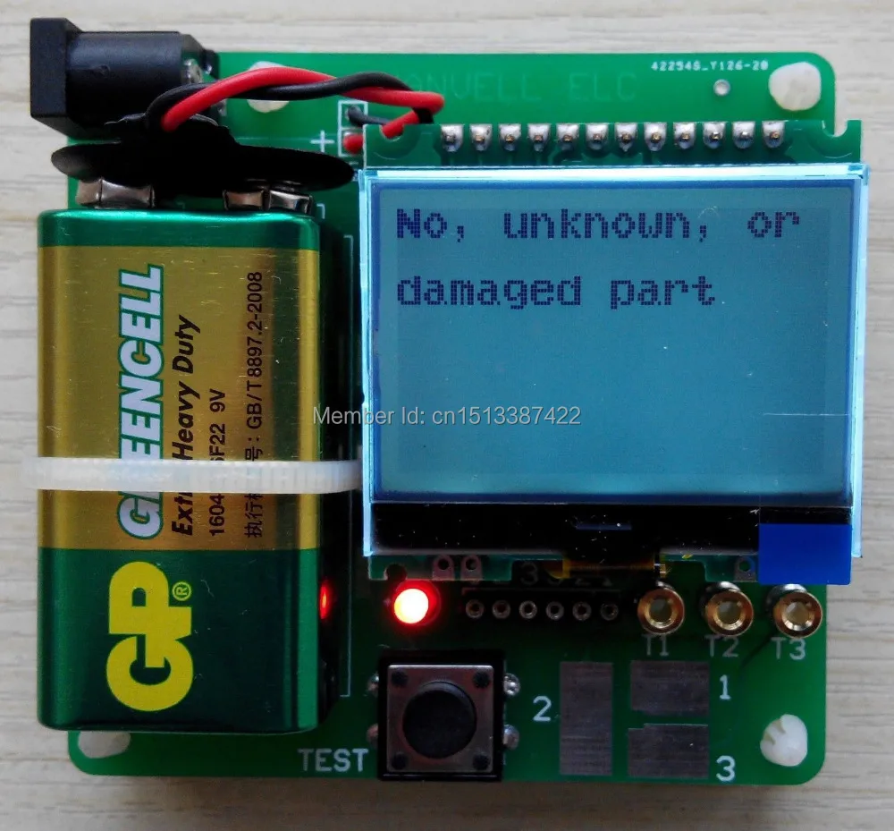 ТРАНЗИСТОР индуктивно конденсаторный ESR метр DIY MG328 Многофункциональный тест|test
