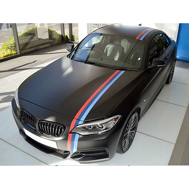15*200 см DIY M color автомобильный Стайлинг авто внедорожник Наклейка капот наклейка с