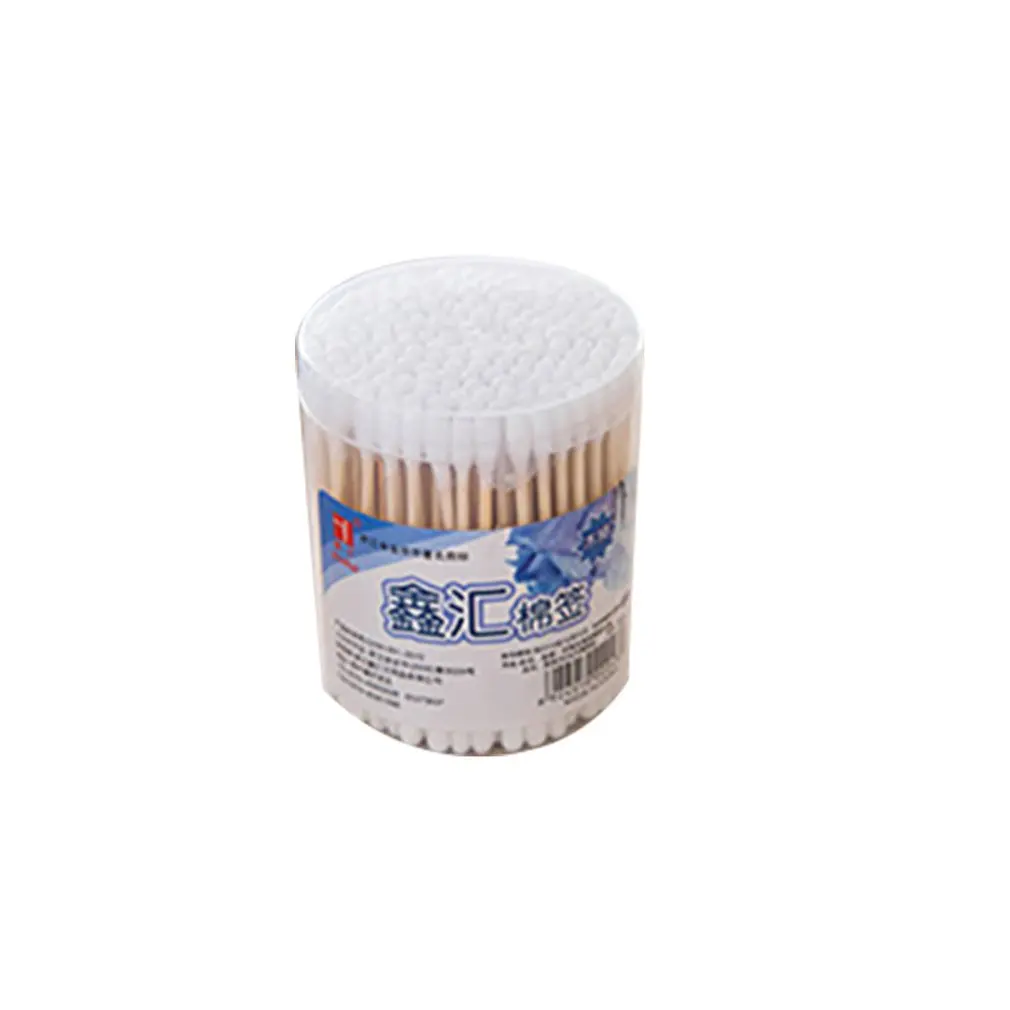 

Double Head Cotton Swab Women Makeup Cotton Board For Medical Wood Sticks Nose Ears Cleaning Health Care Tools