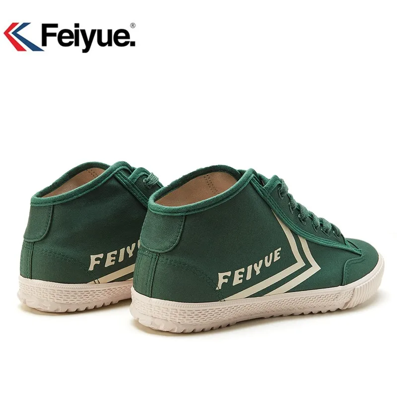 Feiyue/Мужская и женская обувь; оригинальная Классическая рыцарская обувь; Черная парусиновая резиновая обувь на шнуровке; кроссовки