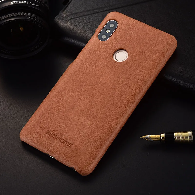 KEZiHOME для Xiaomi Redmi note 5 чехол матовый из натуральной кожи жесткий