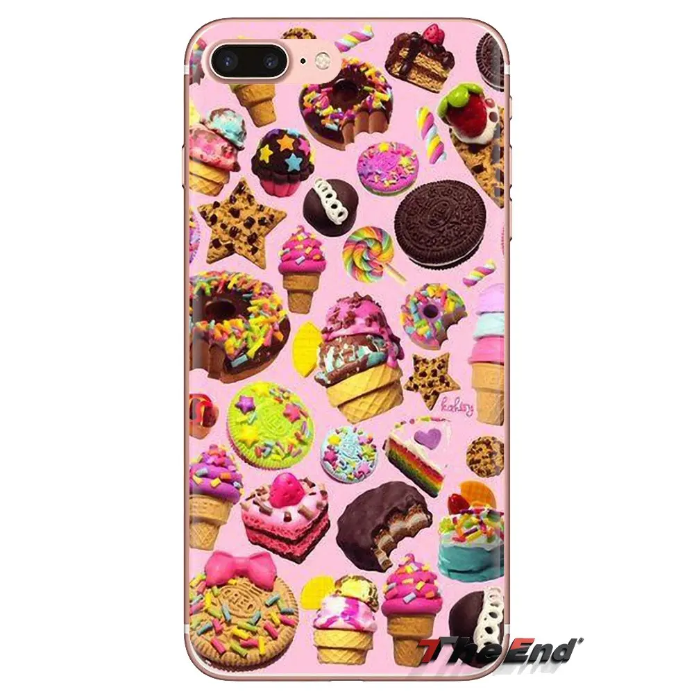 TPU Case For HTC One U11 U12 X9 M7 M8 A9 M9 M10 E9 Plus Desire 630 530 626 628 816 820 830 Chocolate Nutella cupcakes Cherry ice |