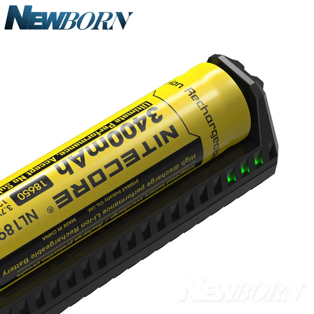 Зарядное устройство Nitecore F1 Micro USB 100% оригинал гибкий внешний аккумулятор для li ion