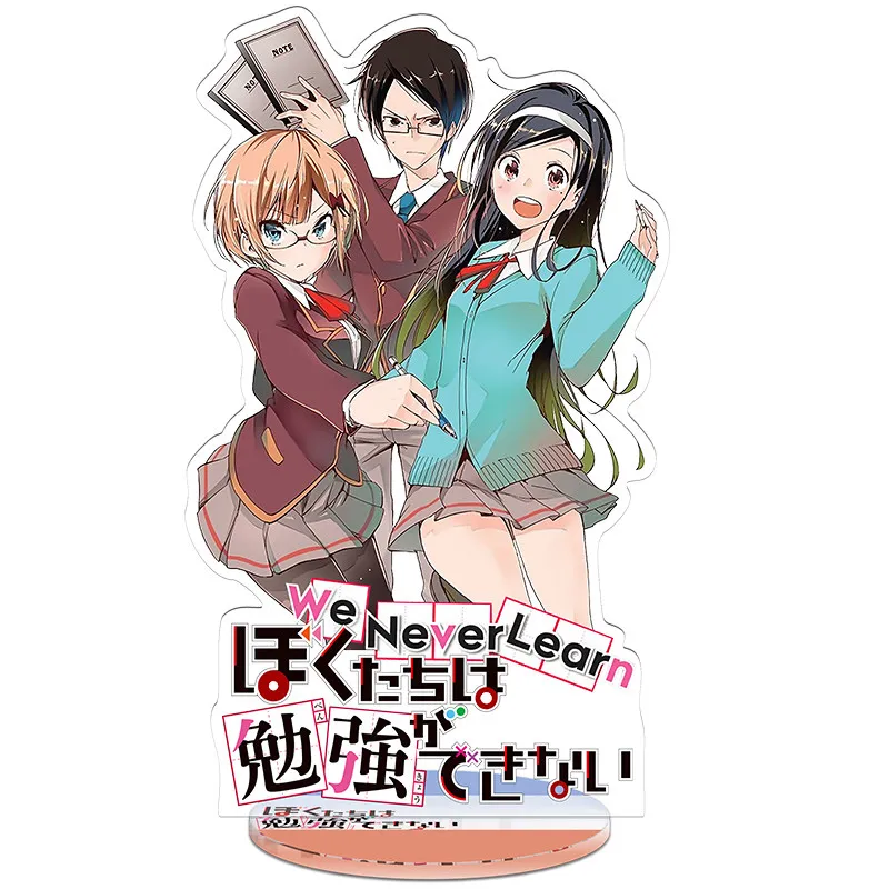 01 Аниме Bokutachi wa Benkyou ga Dekinai Furuhashi Fumino Mafuyu Kirisu Косплей стенд фигура акриловый брелок подвеска брелок игрушка - Цвет: 01