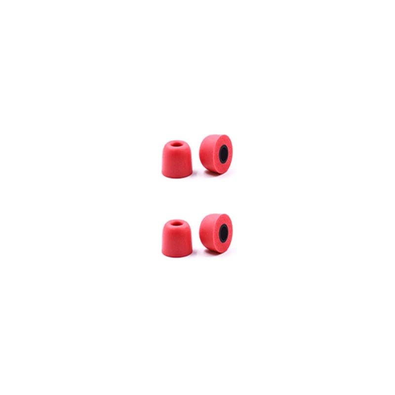 4Psc Red Наушники EKIND с эффектом памяти, вкладыши, вкладыши, губчатые наушники, накладки для ушей T400 для HUAWEI XIAOMI, спортивные наушники - Цвет: 4Psc Red