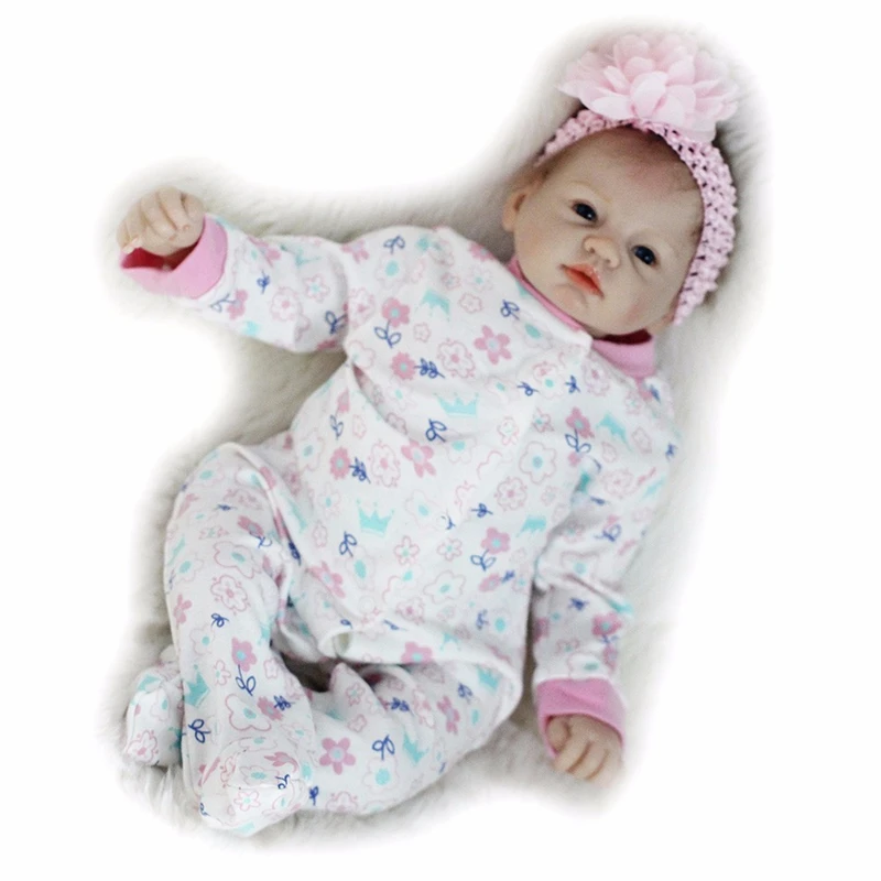 55 см куклы реалистичные Bebe Кукла Новорожденный ткань тела силиконовая кукла