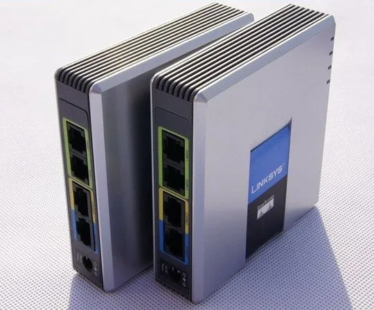 Разблокированный адаптер Linksys SPA9000 стандартный для телефона VOIP Система V2