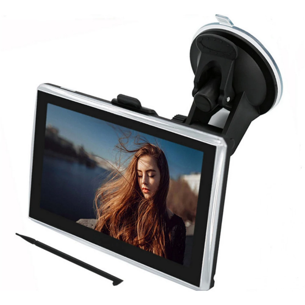 

7 inch LCD Screen Car GPS Navigation 8G ROM Navigator Preinstall Maps with High Sensitive GPS Receiver for Car Truck