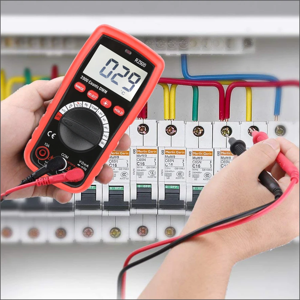 RZ цифровой аналоговый мультиметр тестер USB блок Профессиональный истинный Rms