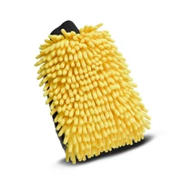 1pcs waterproof car wash microfiber chenille glove 4 in 1 multifunction thick car cleaning mitt car wax detailing brush