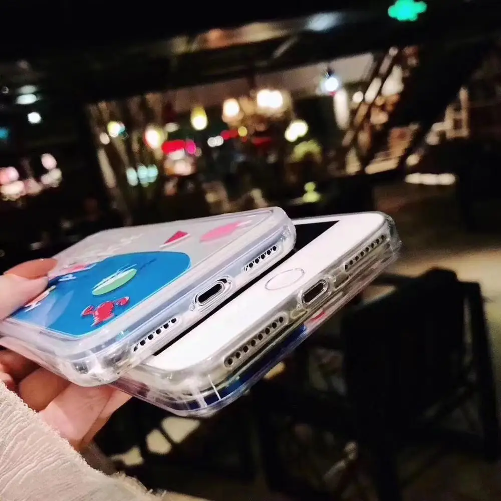 Чехол для телефона с плавательным Фламинго Quicksand IphoneXSMAX XS XR Hawaii Style задняя крышка