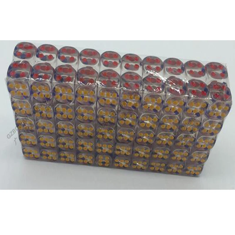 100 шт. прозрачные акриловые кости для ночных клубов|acrylic dice|acrylic transparent dicetransparent dice |