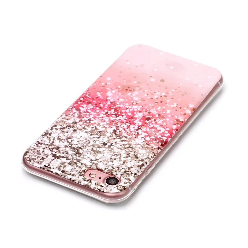 Falling Sakura Color Changing Wave Point Phone Case For iPhone X XR XS MAX 6 6S 7 8 Plus Cases Luxury Soft TPU Cover Funda |