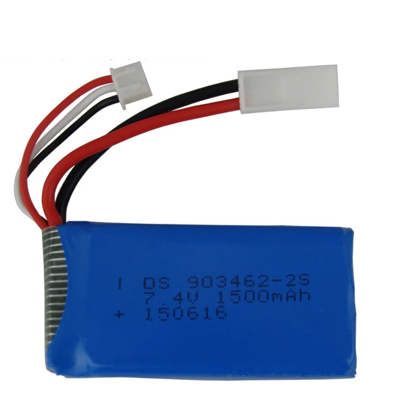 7 4 V 1500mAh 903462 Lipo батарея для FT009 WLtoys V913 L959 L202 TY923 Huajun HJ817 HJ816 KET 2P|lipo battery|7.4v 1500mahbattery lipo