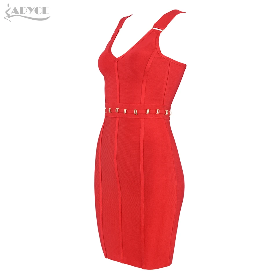 ADYCE 2019 Новое Элегантное облегающее Бандажное платье для женщин Vestidos сексуальное