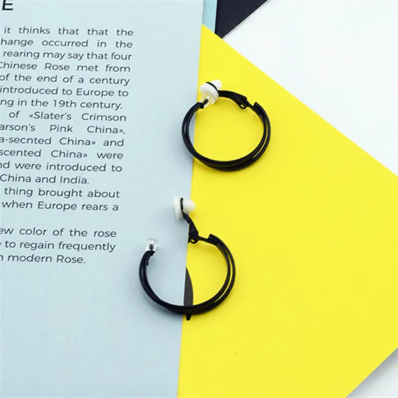 Корейский KPOP DNA V черная рок звезда титановая сталь Висячие серьги-гвоздики Bangtan