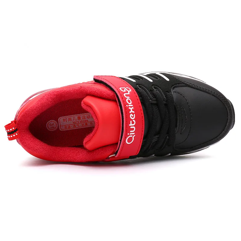 Children Warm Cotton Shoes Kids Antiskid Leather Sports Boys Air Cushion Sneakers Girls Movement Fashion Running |