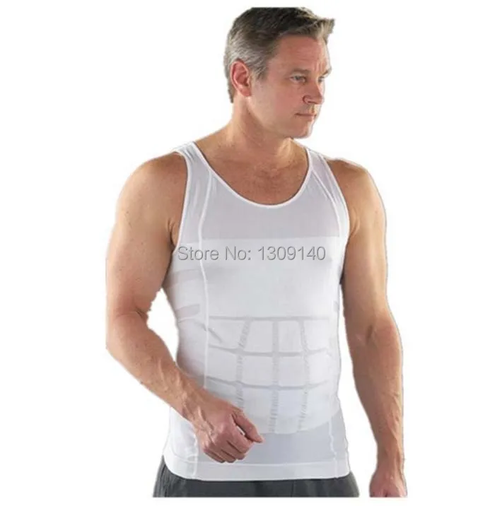 Обтягивающий жилет для мужчин Корректирующее белье похудения размеры S M L XL XXL