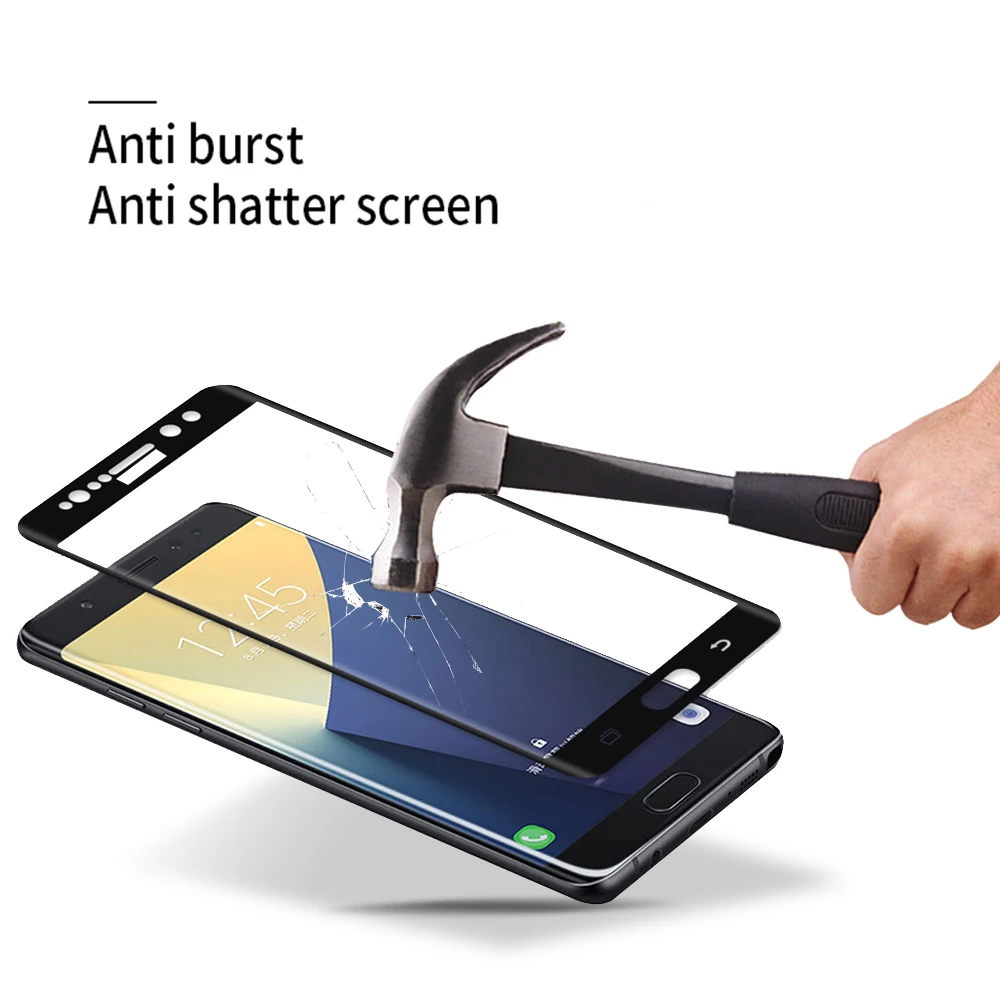 Защитная пленка закаленное стекло для Samsung Galaxy Note 7 fe 8 9 2 шт.|Защитные стёкла и