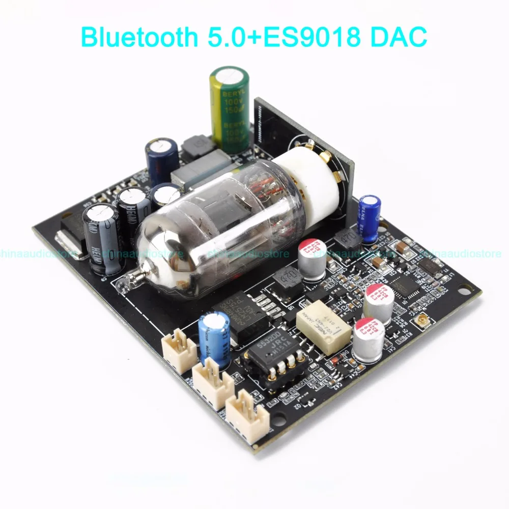 HIFI CSR8675 Bluetooth 5,0 APTX-HD Lossless плеер ES9018 ЦАП 12AU7 ECC82 ламповый предусилитель 24 бит 96 кГц автомобильный домашний аудио