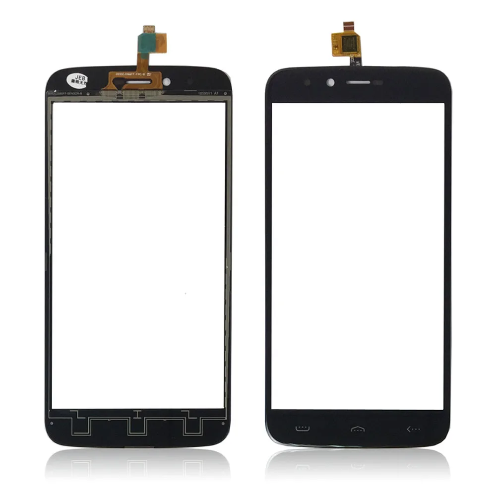 Black With Tools Для HOMTOM HT50 емкостный сенсорный экран дигитайзер панель сенсор Переднее стекло с бесплатными инструментами - Цвет: Black With Tools