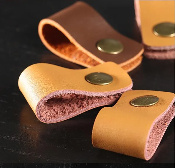 1 шт. Remax Lether Высокое качество креативный кожаный кабель для наушников зажим