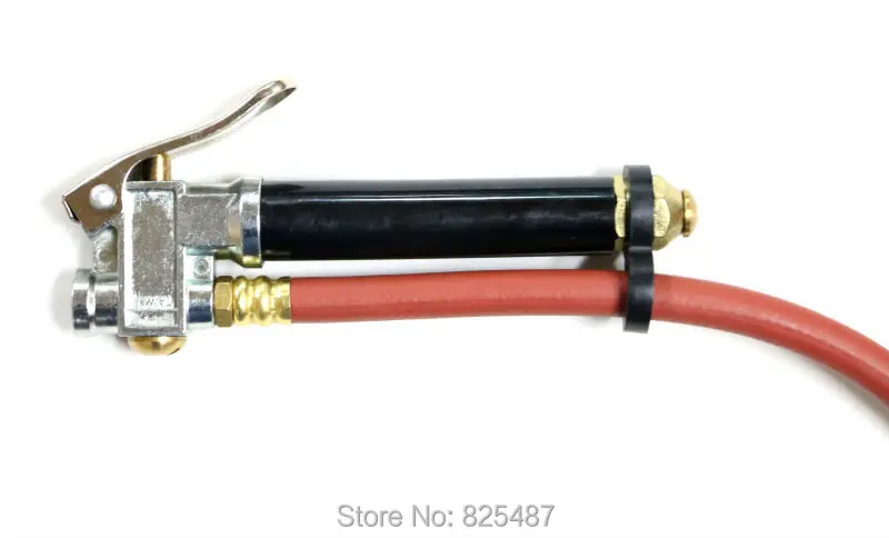 Ручка LMEATEC двойной патрон для накачивания шин манометр автомобильных с воздушным