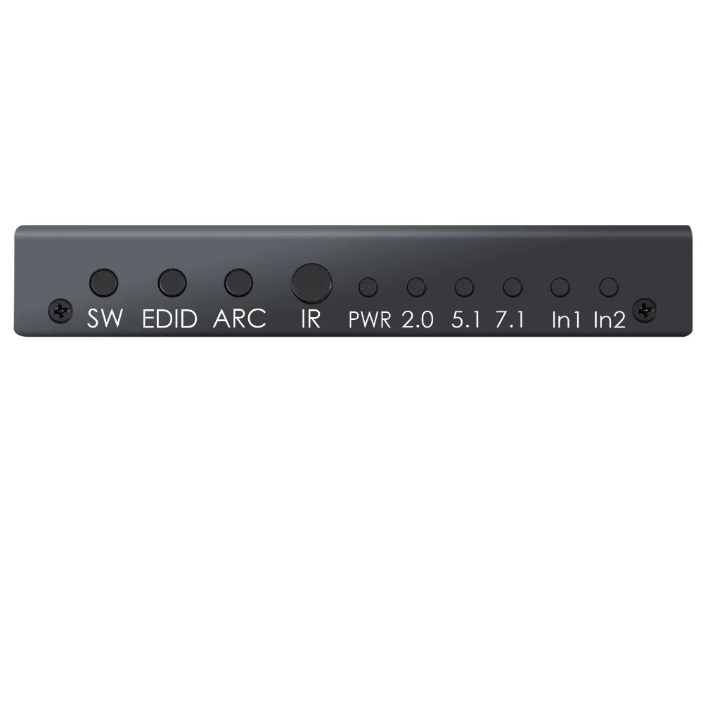 Proster преобразователь аудиосигнала HDMI 2x1 HDMI 2,0 переключатель с аудио экстрактором поддержка 4K@ 60Hz пульт дистанционного управления Blu-Ray плеер Xbox One