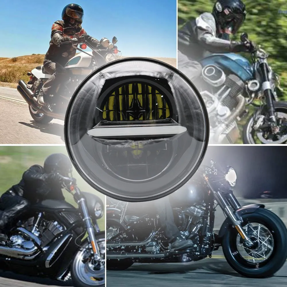 5 75 дюймовый светодиодный фонарь для улицы 500 XG500 Iron 883 Low XL883 Dyna Sportsters V Rod Night FLSTSE 3/4