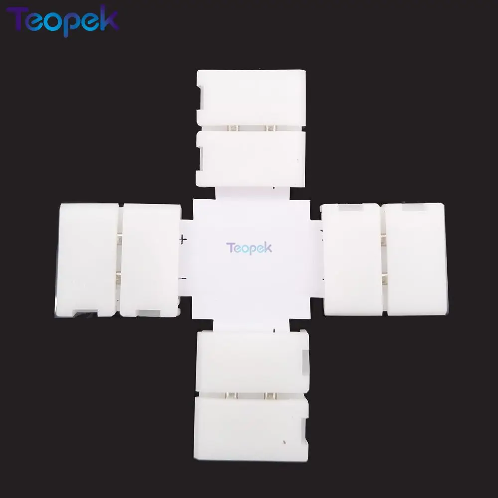 10 шт. 10 мм 2 PIN L T X shape Быстрый разветвитель PCB разъем для 10 мм PCB 5050 5630 5730 одноцветная Светодиодная лента без пайки