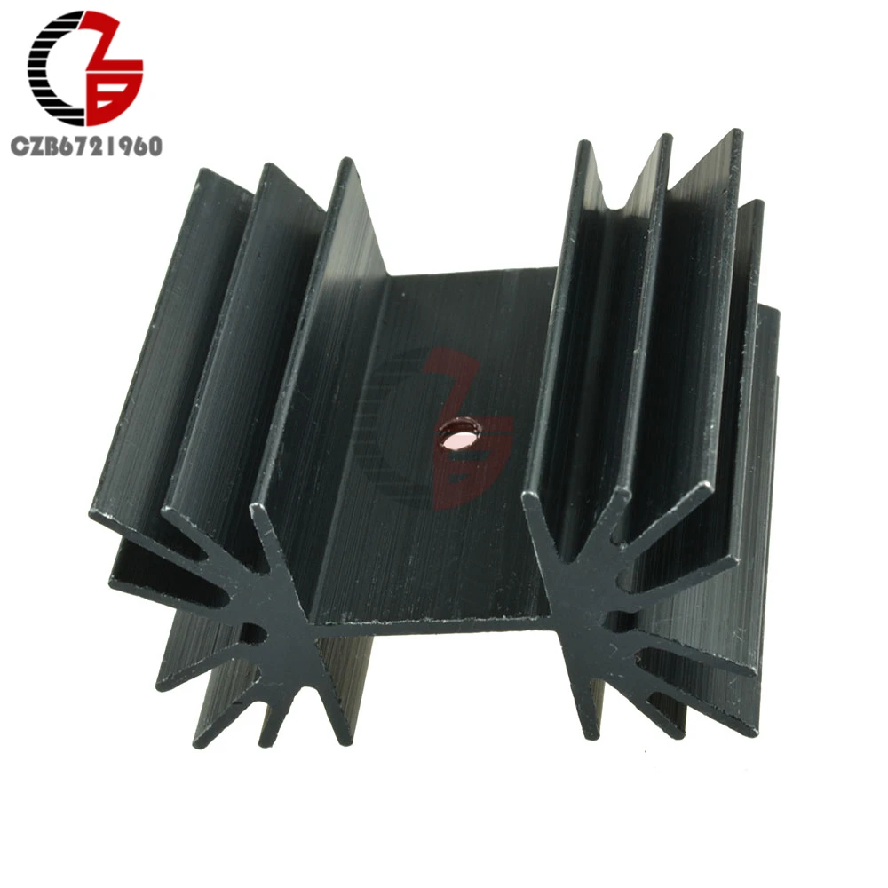 Охлаждающий плавник для Mosfet транзисторов 35x42x25 4 мм|fins|fin heat sinkfinned aluminum |