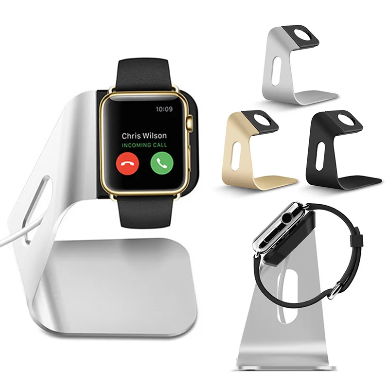 Металлический Алюминиевый Держатель зарядного устройства для Apple Watch i 4 3 2 1
