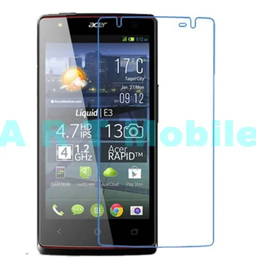 Бесплатная доставка 5 шт./лот HD прозрачная защитная пленка для экрана Acer liquid E3