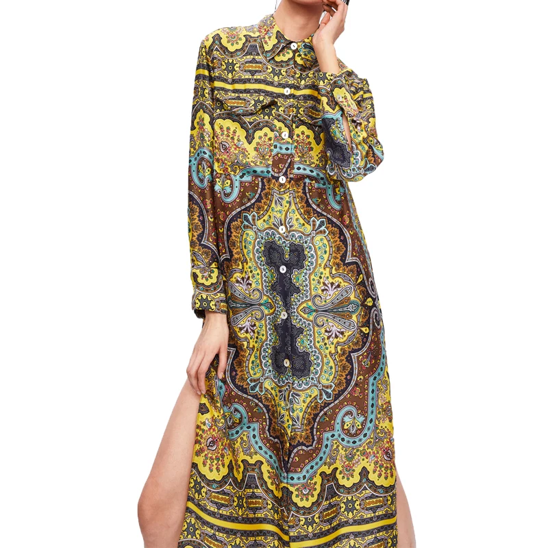 Летнее платье женская одежда 2019 Повседневные платья печати платье-футболка