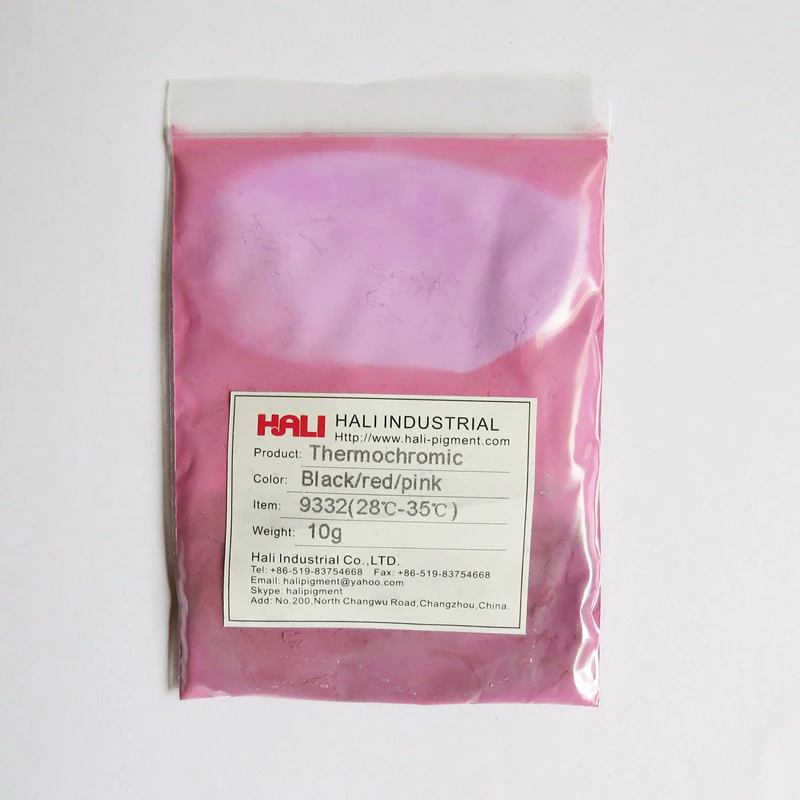 3 меняющих цвет термохромный пигмент 3-ступенчатый порошок горячий активный