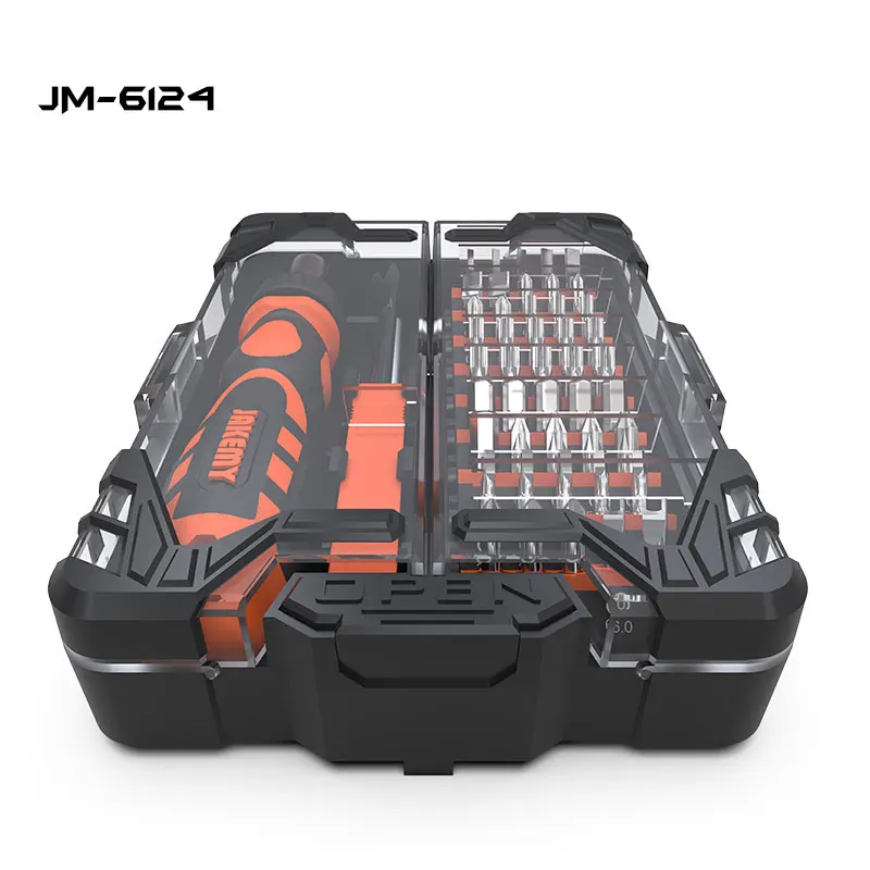 JAKEMY продукт JM-6124 Набор прецизионных мини-отверток с регулируемой экономичной храповой ручкой для домашнего ремонта DIY