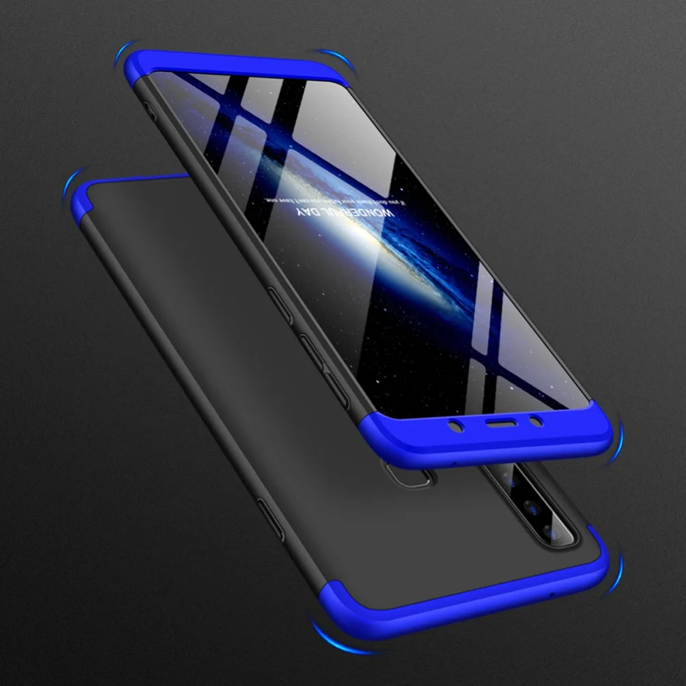 GKK 360 градусов Полная защита Гибридный чехол для Samsung A9 Pro 2018 противоударный
