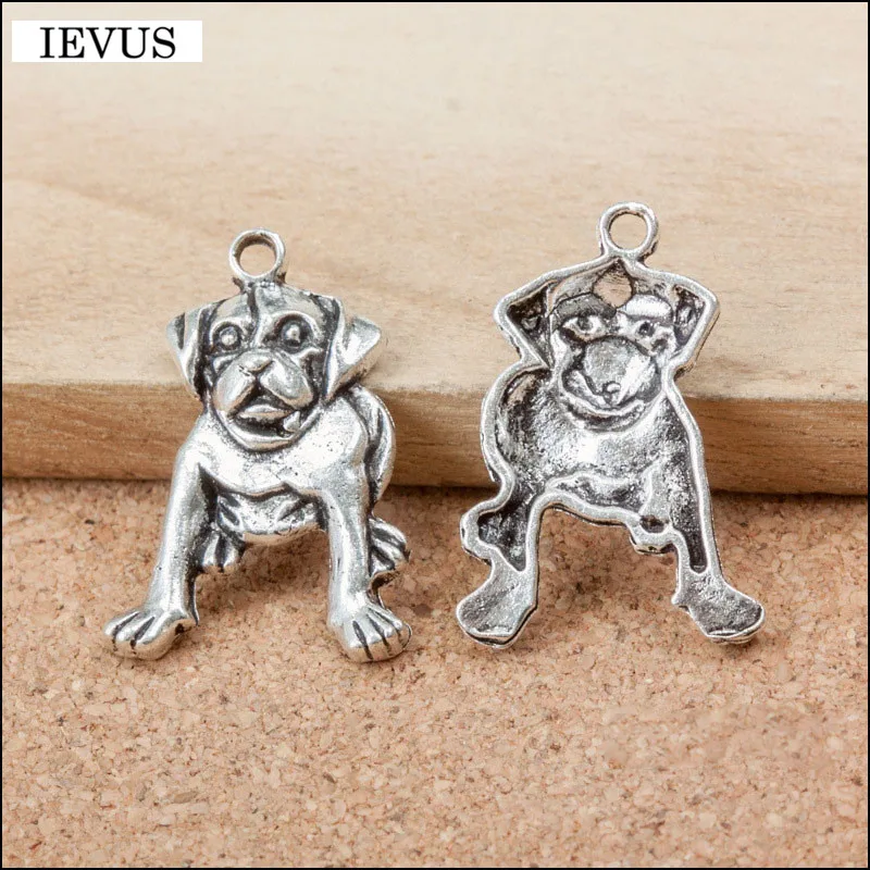4 шт./Лот посеребренные подвески в античном стиле 26 х18 мм|charms for jewelry|animal charmscharms jewelry