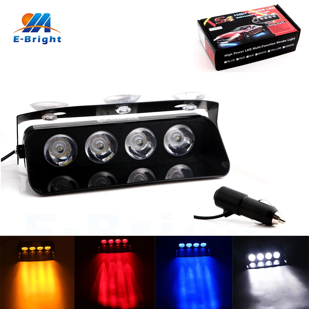 1 комплект 4 SMD Led DRL аварийная сигнальная лампа фары 12 В Авто Стайлинг дневные