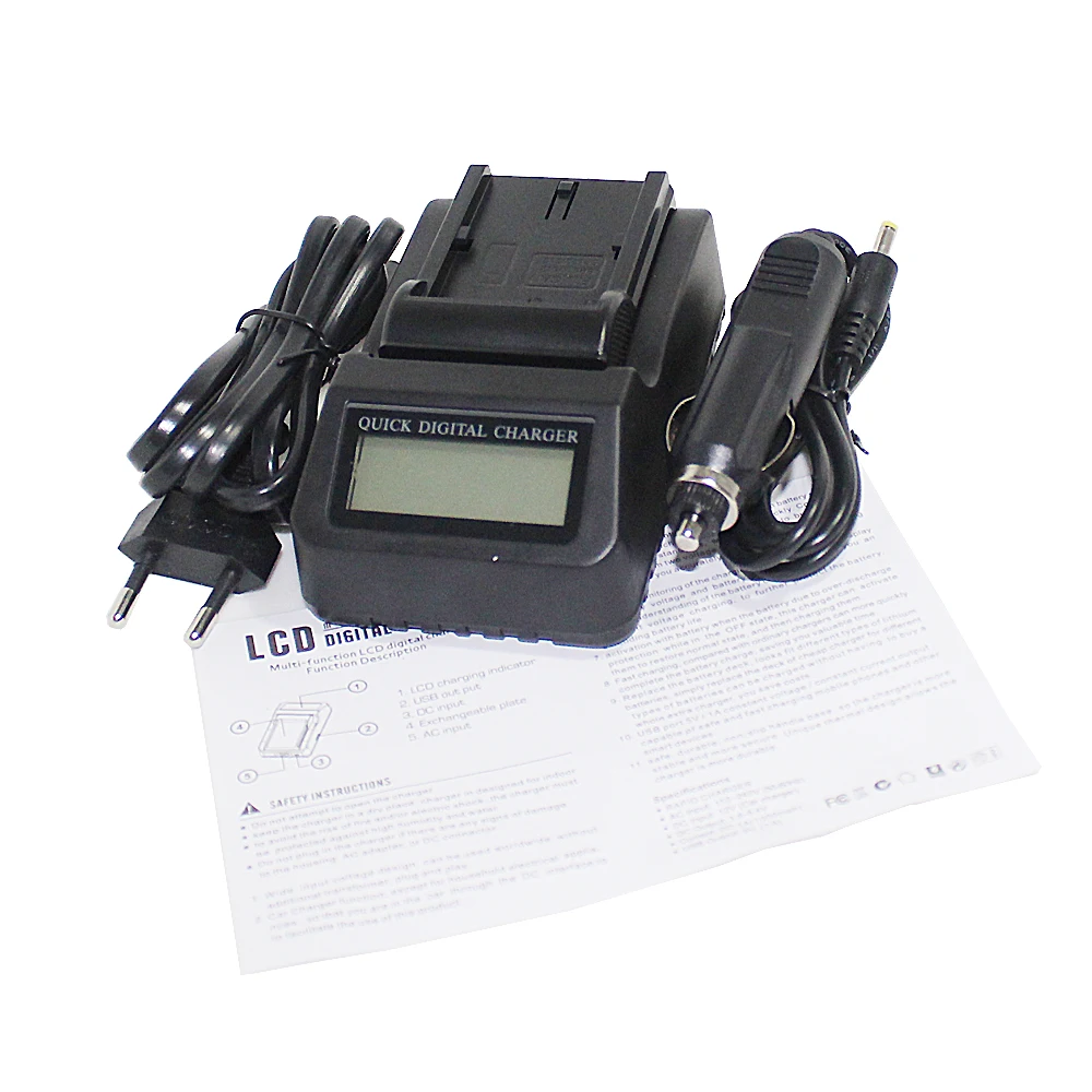 ЖК дисплей быстрое зарядное устройство для BP 511 BP511 511A батарея Canon G6 G5 G3 G2 G1 EOS 300D 50D